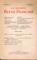 NRF 1er juillet 1925 - n° 142